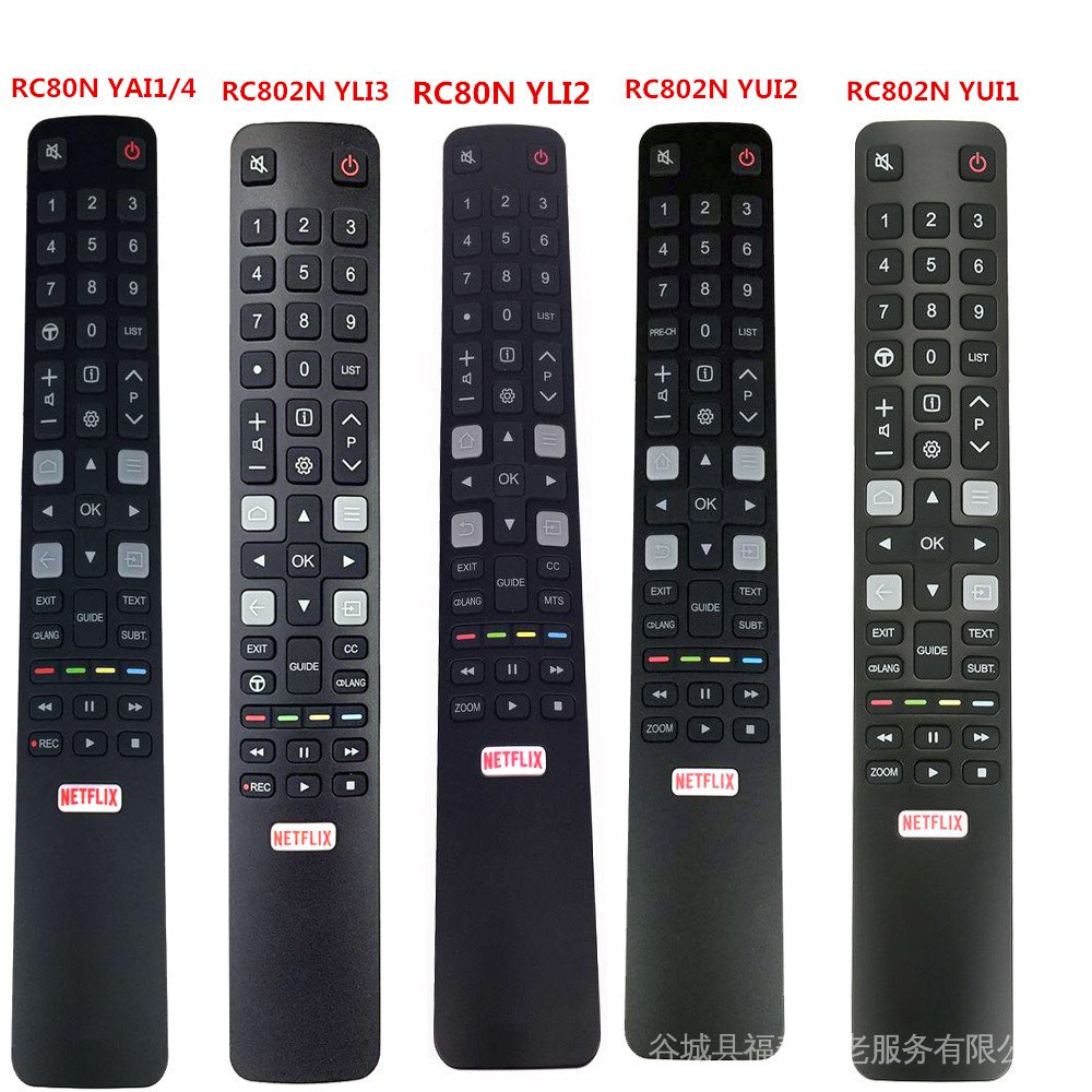 RC80N YAI1 RC802N YUI1 RC802N YUI2 RC802N YLI2 RC802N YLI3 ใหม่ระยะไกลสําหรับ TCL TV สําหรับ RC802N 