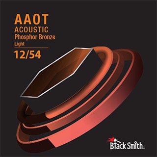 สายกีต้าร์โปร่ง แบบเคลือบกันสนิม BlackSmith AAOT Phosphor Bronze Acoustic 1254