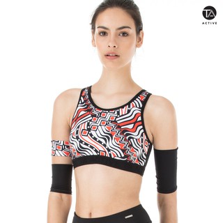 TA ACTIVE MESH OPEN BACK CROP สปอร์ตบรา ชุดออกกำลังกาย เสื้อออกกำลังกายผู้หญิง