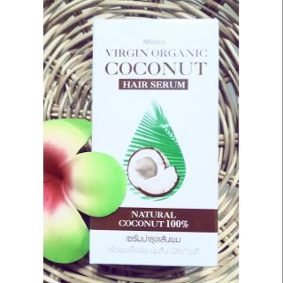 Mistine Organic coconut Hair serum 35 ml เซรั่มบำรุงผมน้ำมันมะพร้าว มิสทีน