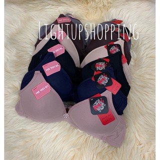 👙Nobra ไม่มีโครง👙No.2827 คัพB ทรงกลาง มีฟองน้ำ เบอร์34-40