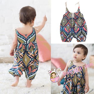 ATD-ทารกแรกเกิดทารกแรกเกิดเด็กผู้หญิงแขนกุด Bohemia Romper Outfits Summer Clothing