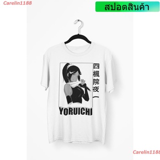 Carelin1188 2022 เสื้อยืดคอกลมแขนสั้นพิมพ์ลาย Bleach Yoruichi Manga Anime สีดําลาย Yoruichi sale