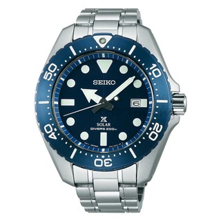 SEIKO Prospex 200M Diver Solar Titanium รุ่น SBDJ011 - สีเงิน/สีน้ำเงิน