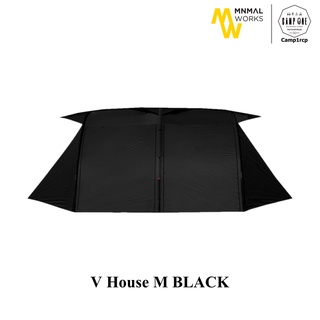 [ส่งเร็ว/ถูกสุด/มีประกัน]  เต็นท์ Minimal Works V House M - Black  [แคมป์ แค้มปิ้ง  นนทบุรี]