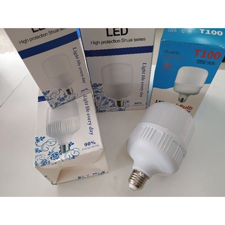 หลอดไฟ LED ใช้ไฟฟ้า 220V แสงขาว หลอดไฟขั้ว E27 30W,40W,50W,60W