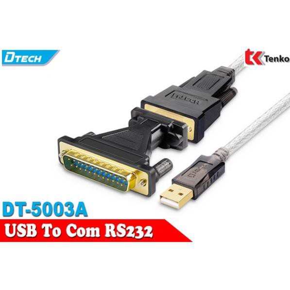 Dtech DT-5003A สาย USB To Com RS232
