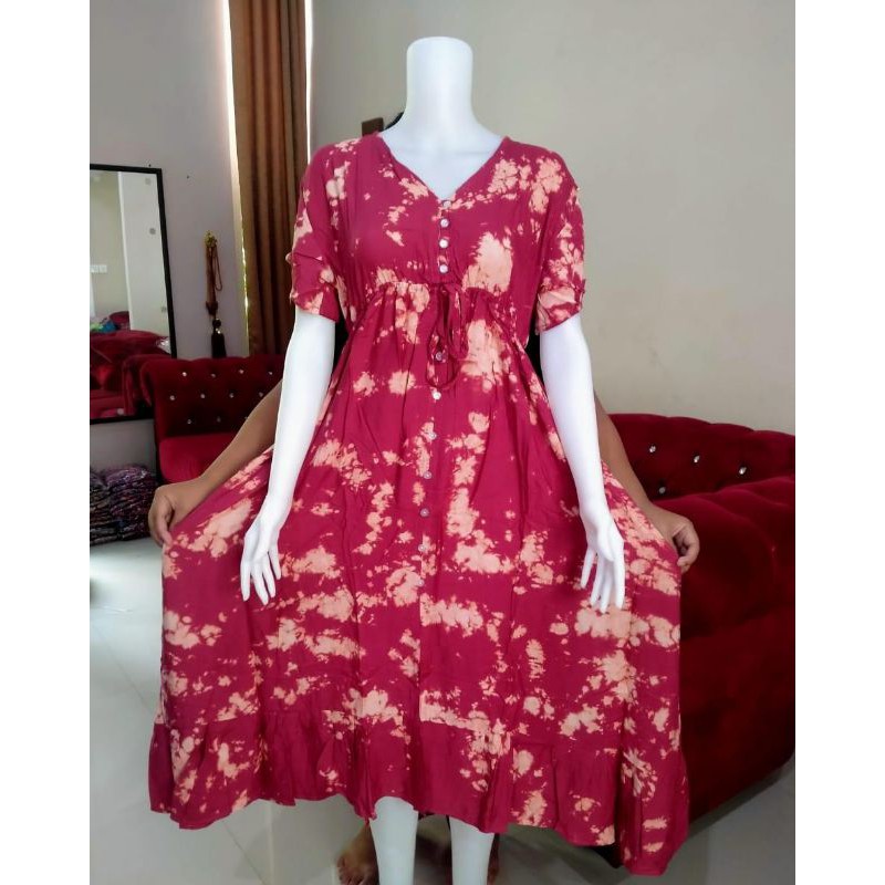 Sinorita bali Dress/senyorita tie dye Floral motif