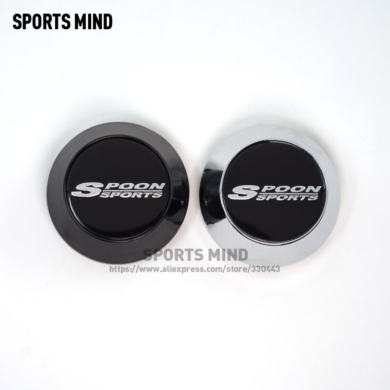 4 ชิ้น/ล็อต 65 มม.รถศูนย์ล้อ Hub Caps สําหรับ SPOON CE28 ขอบ TE37 Tokyo Time Attack