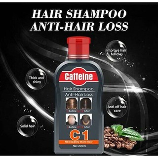 Caffeine Hair shampoo Anti hair แชมพูบำรุงเส้นผมหนังศรีษะลดการหลุดล่วง  แก้ปัญหา หยุดการหลุดล่วงของเส้นผม ผมขาด ผมแห้ง