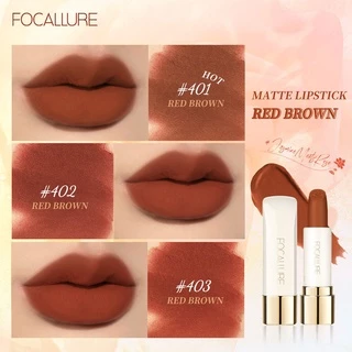 Focallure #Jasminemeetsrose ลิปสติก เนื้อแมตต์ นิ่ม กันน้ํา น้ําหนักเบา
