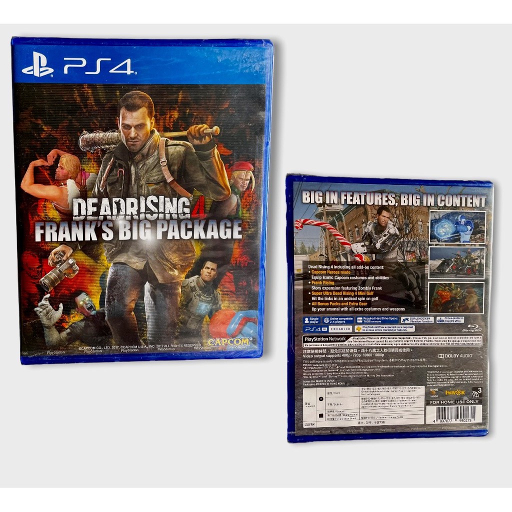 Ps4 แผ่นเกมส์ Dead Rising4 Frank's big package สินค้ามือ1