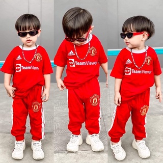 ชุดเซ็ทเด็กแมน-ยู แดงล้วน