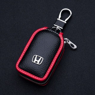 เคสกระเป๋าหนังสําหรับใส่กุญแจรีโมทรถยนต์ honda city fit odyssey crv accord