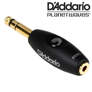 DAddario® หัวแปลงแจ็คเล็กเป็นแจ็คใหญ่ แบบสเตอริโอ หัวชุบทอง อย่างดี รุ่น PW-P047E