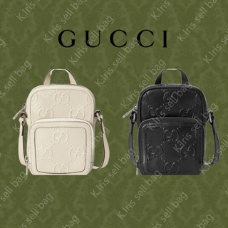 Gucci/ GG/ GG กระเป๋ามินิพิมพ์ลายนูน