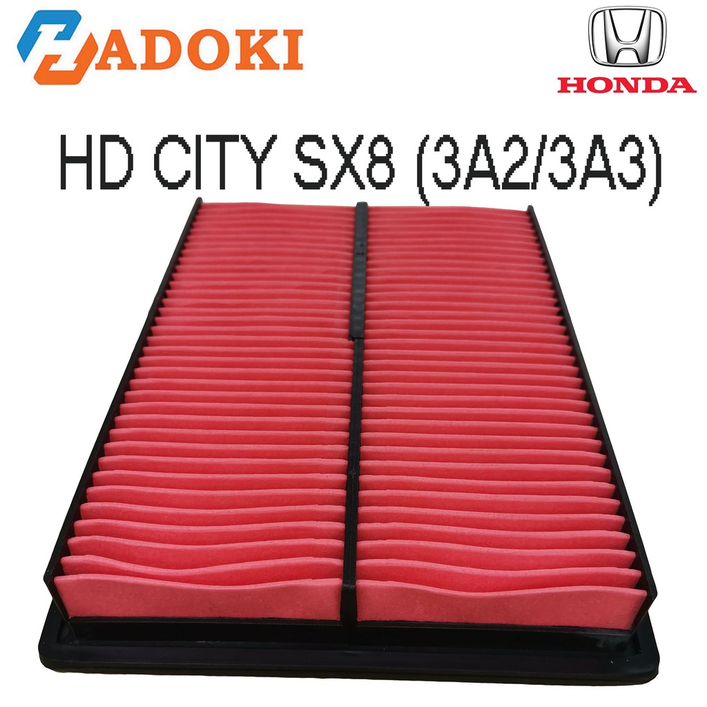 ไส้กรองอากาศเครื่องยนต์ HONDA SX8 (3A2/3A3) 17220-P2F-T00