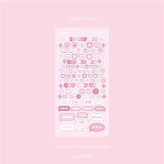 pink sweet tiny sticker สติกเกอร์ไดคัท