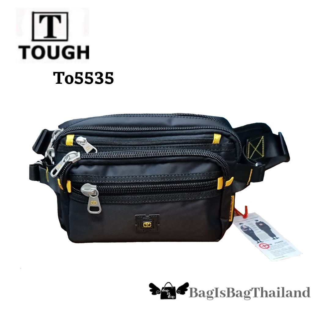 กระเป๋าคาดเอว-คาดอกผู้ชาย 6-7ซิบ แข็งแรง ทนทาน แบรนด์tough (TO5535)