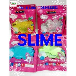 slime สไลม์ 12ห่อ สีสันสวยงาม