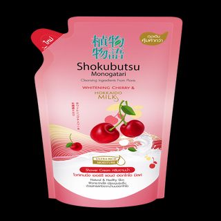 SHOKUBUTSU ครีมอาบน้ำ โชกุบุสซึ โมโนกาตาริ ฮอกไกโด มิลค์ 500 มล. (ชนิดถุงเติม) เลือกสูตรได้