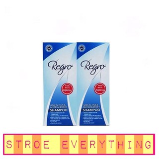 Regro Hair Active &amp; Antidandruff Shampoo แชมพูป้องกันผมร่วงและมีรังแคร่วมด้วย2x200ml.