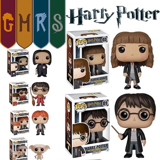 ฟิกเกอร์ Funko Pop Harry Potter Lunagood Hermione Ron Weasley Dobby Snape สําหรับตกแต่งบ้าน