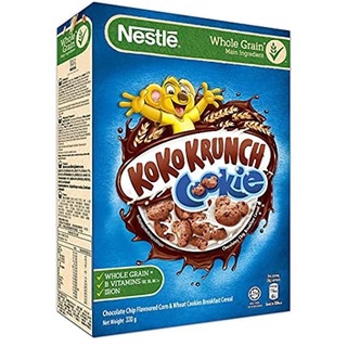 Nestle Kokokrunch Cookie โกโก้ครั้นซ์ คุกกี้ ซีเรียล รสช็อกโกแลตชิพ 330g. เนสท์เล่