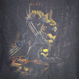 เสื้อยืดมือสอง Usa การ์ตูน X-Men Wolverine Marvel Comic แบรนด์ Old Navy Size M.อก20/ยาว27