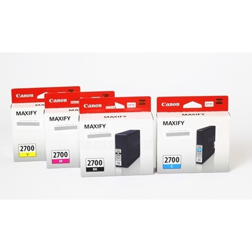 Canon PGI-2700Bk / PGI-2700C / PGI-2700M / PGI2700Y อิงค์เจ็ท MB5370, MB5070, iB4070 Original inkjet