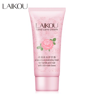 laikou แฮนด์ครีมกลิ่นกุหลาบ 60 กรัม.