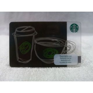 บัตร Starbucks ลาย CHALK CUP (2017) / บัตรเปล่า