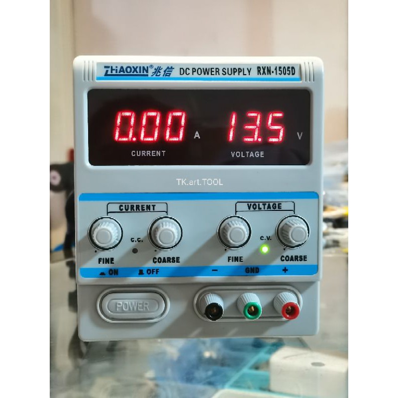 เครื่องชุบเครื่องประดับ Zhaoxin RXN-1505DDC POWER SUPPLY ปรับDC 0-15V, 0-5Aสำหรับงานชุบเครื่องประดับ