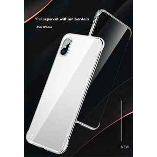 พลาสติกใสไร้กรอบเคสโทรศัพท์สําหรับiPhone 14 15 16 E 17 Air Pro Max 13 12 11 Pro Max 12 Mini X XR XS Max 8 7 Plusโปร่งใสSlim Cover Case T01