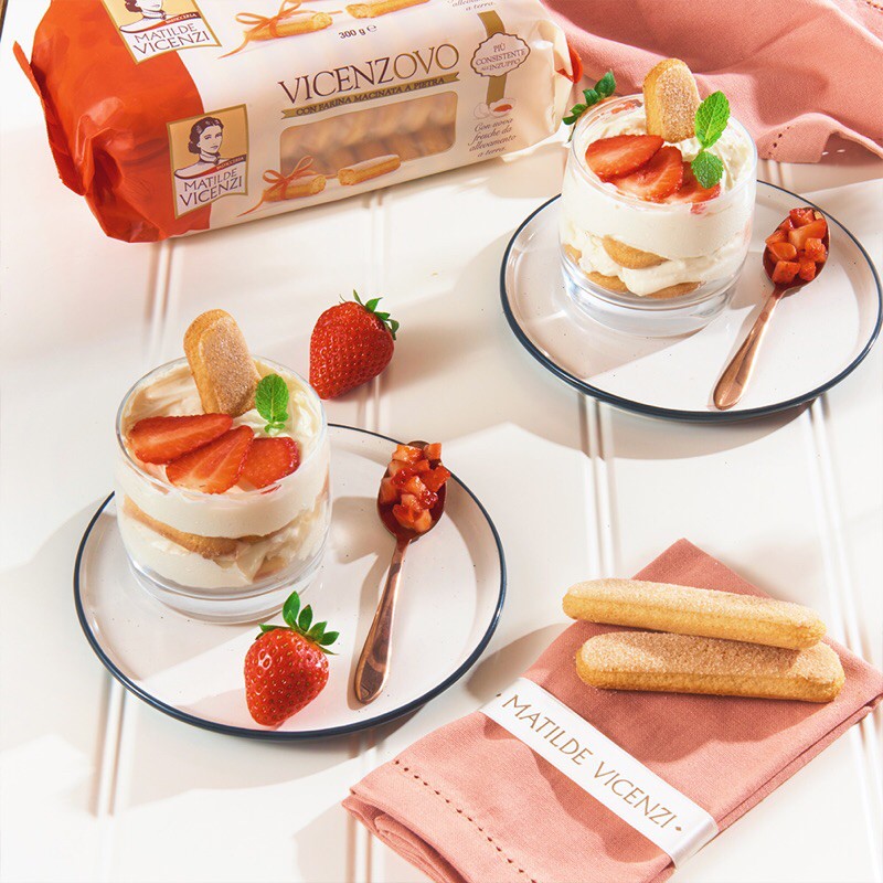 🇮🇹 MATILDE VICENZI 🍮 VICENZOVO Lady Finger s the best tiramisu in the world 200g🍮พัฟพาสต้าทิรามิสึ🍮น