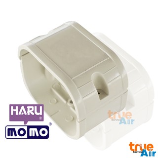 ข้อต่อตรง รางครอบท่อแอร์ HARU-MOMO SJ-75(เครื่องปรับอากาศ)