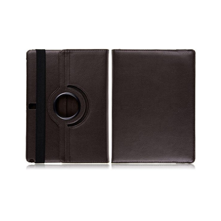 Samsung Note 10.1 (2014 Edition/P600/P601) Case 360 style เคสโน๊ต 10.1 - น้ำตาลเข้ม