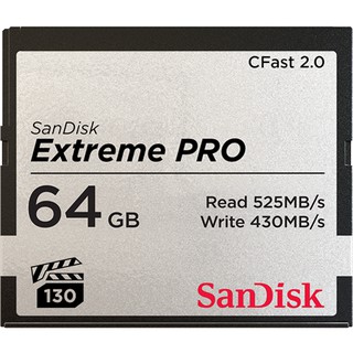 การ์ดหน่วยความจำ SANDISK EXTREME PRO® CFAST™2.0