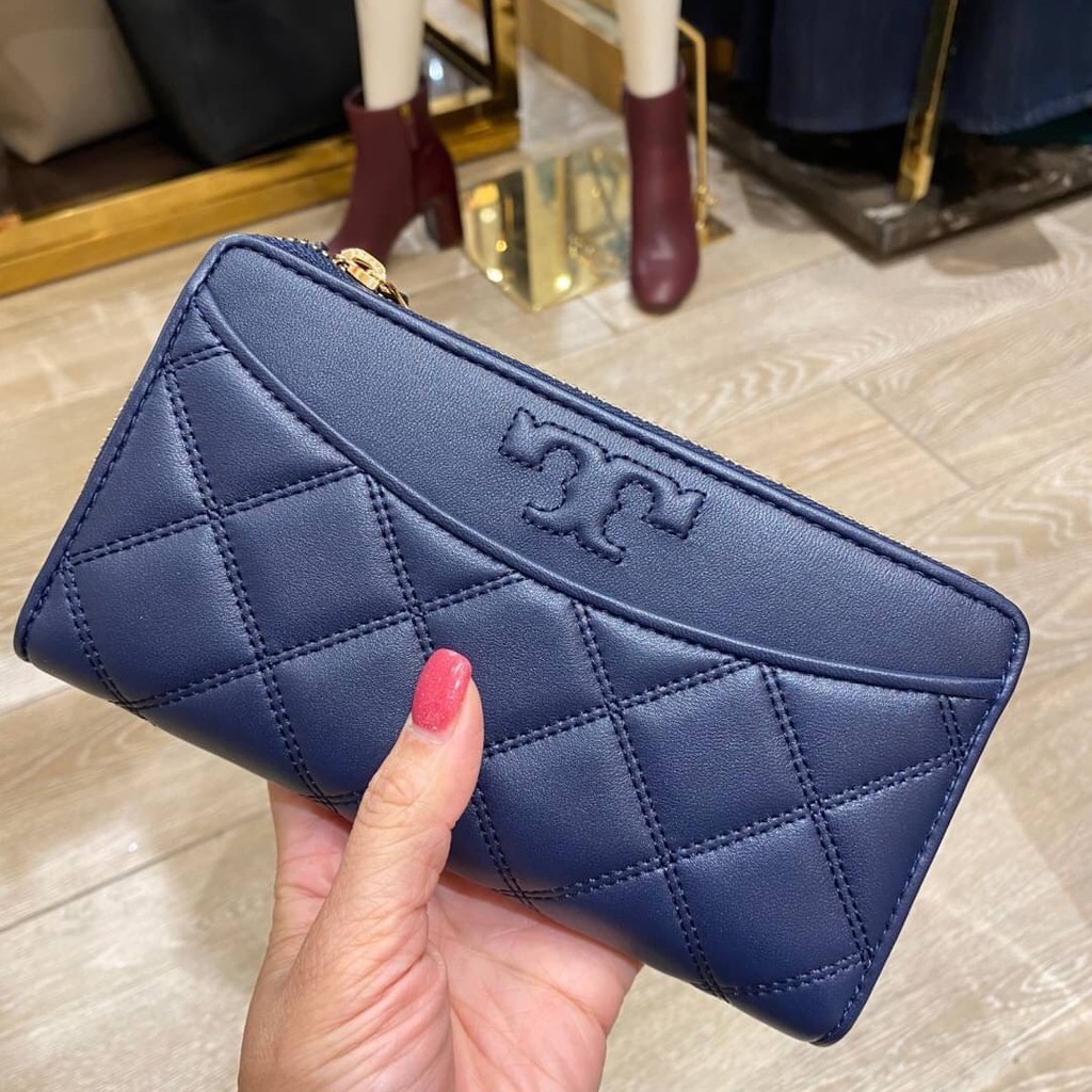 Tory Burch Savannah Zip Continental Wallet | Shopee Thailand