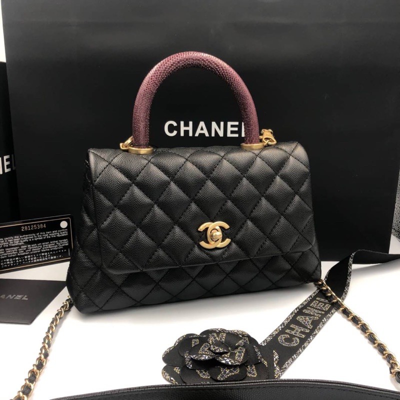 Chanel Coco Handle Original 1:1 🌹ซับในหนัง🌹กระเป๋าชาแนลโคโค่