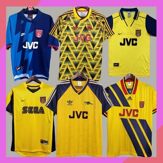 เสื้อกีฬาแขนสั้น ลายทีมอาร์เซนอล 2002 04 Arsenal Away 2004 05 Arsenal Away 1991 93 Arsenal Jersey 1994 95 สไตล์เรโทร