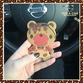 Ted a car กลิ่น Cherry แผ่นน้ำหอมปรับอากาศเท็ดอะคาร์ กลิ่น เชอรี่ เชอร์รี่