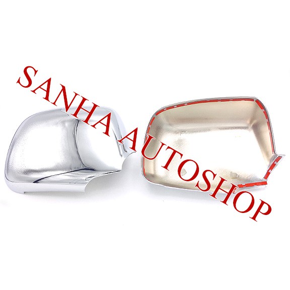 ครอบกระจกมองข้างโครเมียม Isuzu D-Max ปี 2002,2003,2004,2005,2006 งาน R