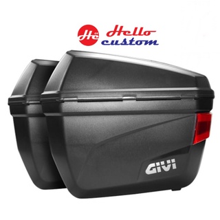 กล่องติดข้างมอเตอร์ไซค์ GIVI E22N ขนาดล่ะ 22 ลิตร