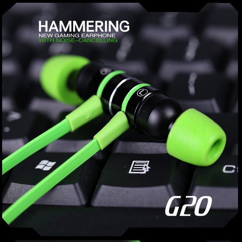 🔥🔥หูฟัง Gaming Headset 💯In Ear Plextone G20 🎧เบสหนักแน่น 📢สายยาว 2.2 เมตร