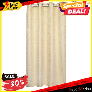 ผ้าม่าน EYELET HOME L&amp;S VANELLI UV 140x160 ซม. สีครีม ผ้าม่านหน้าต่าง EYELET CURTAIN HOME L&amp;S VANELLI UV 140X160CM CREAM