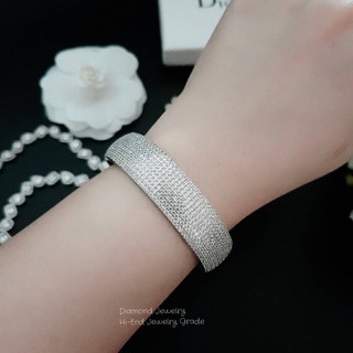 Diamond Bangle กำไลเพชร งานสวยมากกกกกกกมากกกที่สุดค่ะ เพชรรอบวง งานอลัง งานเริ่ดหรู ไม่ซ้ำใคร เพชร CZ แท้