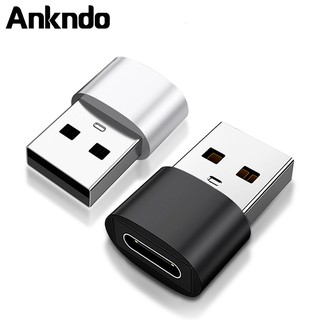 Ankndo Usb To Type C อะแดปเตอร์แปลงสายชาร์จพร้อม Otg สําหรับที่ชาร์จโทรศัพท์มือถือแปลงข้อมูล