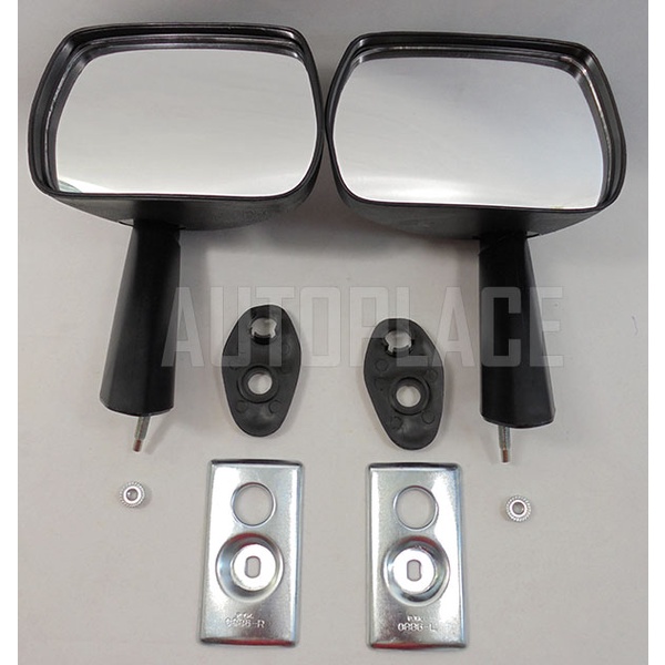 FOR TOYOTA RN106 LN111 YN106 RN85 LN107 2,4DOOR BLACK EXTERIOR FENDER MIRRORS