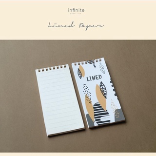 NOTEPAD-คันนา-LINE ขนาด 8*18 cm (ขนาดพิเศษ)